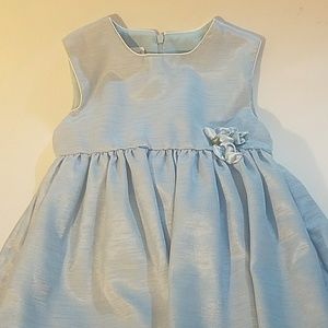 Samara Girl's Sleeveless Baby Blue Dress